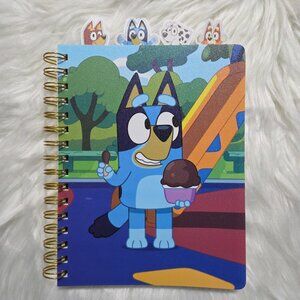 Bluey Tabbed Spiral Notebook